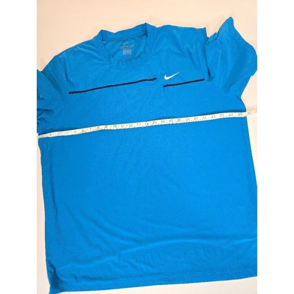 Nike Dri-FIT Athletic T-Shirt‎ Training Running Gym Blue Activewear Top